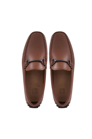 Bruno Magli Parker Supple Calf-Skin Leather Horse-Bit Loafer (BM1082)-AmbrogioShoes