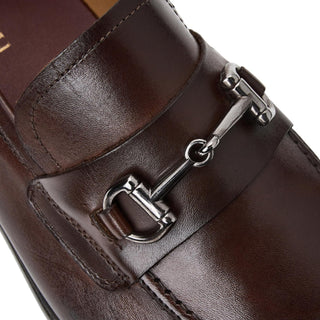 Bruno Magli Pasquale Leather Horse-Bit Loafer-AmbrogioShoes