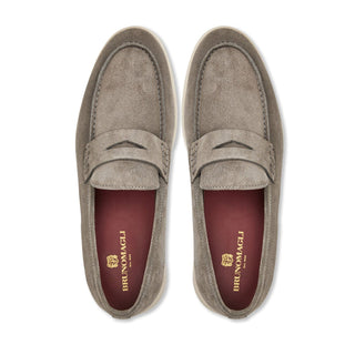 Bruno Magli Patrizio Suede Penny Loafer-AmbrogioShoes