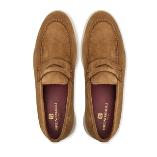 Bruno Magli Patrizio Suede Penny Loafer-AmbrogioShoes