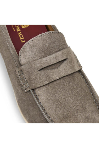 Bruno Magli Patrizio Suede Penny Loafer-Dellamoda