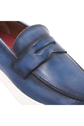 Bruno Magli Prato Calf-Skin Leather Horse-Bit Slip-On Penny Loafer (BM1003)-AmbrogioShoes
