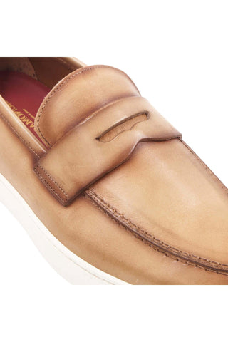 Bruno Magli Prato Calf-Skin Leather Horse-Bit Slip-On Penny Loafer (BM1003)-AmbrogioShoes