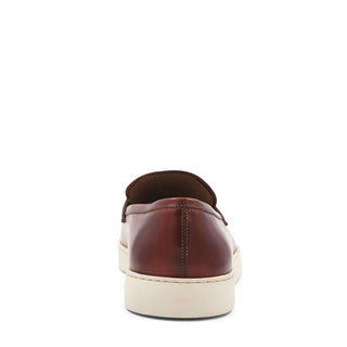 Bruno Magli Prato Calf-Skin Leather Horse-Bit Slip-On Penny Loafer (BM1003)-AmbrogioShoes