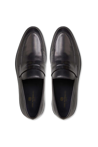 Bruno Magli Prato Calf-Skin Leather Horse-Bit Slip-On Penny Loafer (BM1003)-AmbrogioShoes