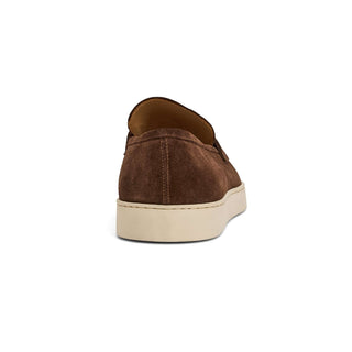 Bruno Magli Prato Suede Slip-On Penny Loafer (BM1003)-AmbrogioShoes
