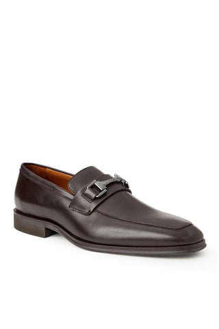 Bruno Magli Raging Calf-Skin Leather Horse-Bit Loafer (BM1024)-AmbrogioShoes