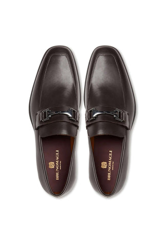Bruno Magli Raging Calf-Skin Leather Horse-Bit Loafer (BM1024)-AmbrogioShoes