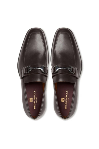 Bruno Magli Raging Leather Horse-Bit Loafer (BM1024)-Dellamoda