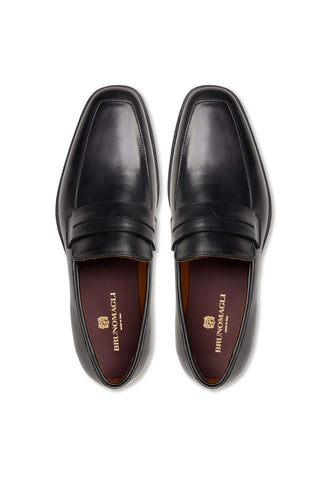 Bruno Magli Raging Calf-Skin Leather Penny Loafer (BM1023)-AmbrogioShoes