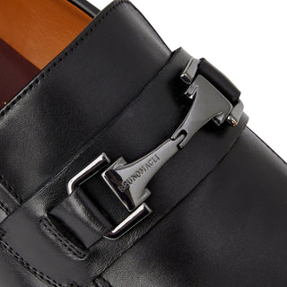 Bruno Magli Raging Men's Shoes Calf-Skin Leather Horse-Bit Loafer (BM1024)