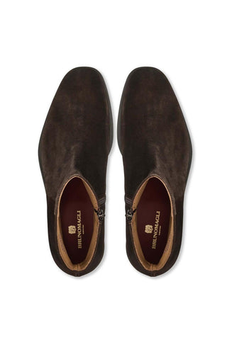 Bruno Magli Raging Suede Side Zip Boot-Dellamoda