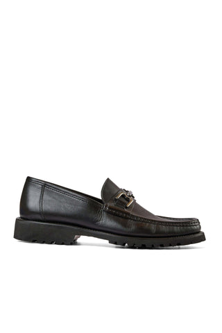 Bruno Magli Rocky Calf-Skin Leather Horse-Bit Loafers (BM1009)-AmbrogioShoes