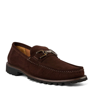 Bruno Magli Rocky Suede Horse-Bit Loafers (BM1008)-AmbrogioShoes