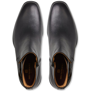 Bruno Magli Rubino Men's Shoes Calf-Skin Leather Side Zip Boot (BM1098)-AmbrogioShoes