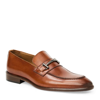 Bruno Magli Sante Calf-Skin Leather Horse-Bit Loafer (BM1015)-AmbrogioShoes