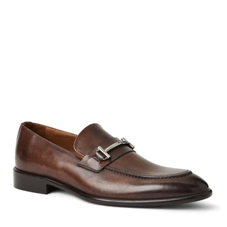 Bruno Magli Sante Calf-Skin Leather Horse-Bit Loafer (BM1015)-AmbrogioShoes