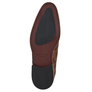 Bruno Magli Solero Men's Shoes Suede Leather Single Monk-Strap (BM1026)-AmbrogioShoes