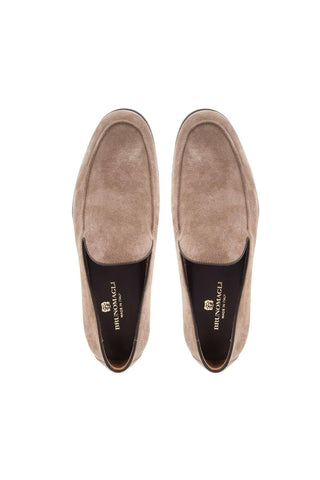 Bruno Magli Sonny Suede Slip-On Loafer (BM1076)-Dellamoda