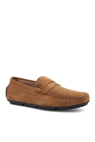 Bruno Magli Taranto Suede Moccasin Penny Driver-AmbrogioShoes