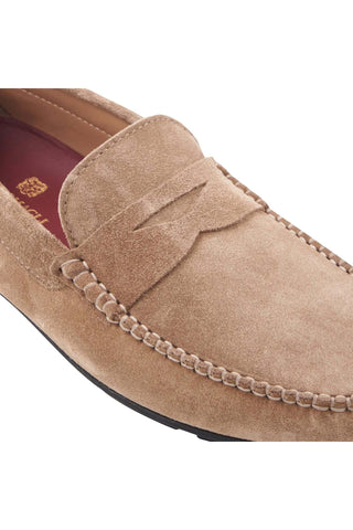 Bruno Magli Taranto Suede Moccasin Penny Driver-Dellamoda