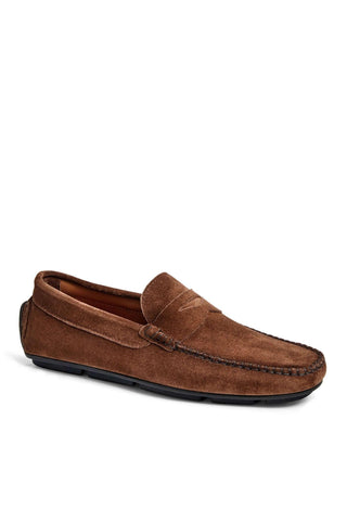 Bruno Magli Taranto Suede Moccasin Penny Driver-Dellamoda