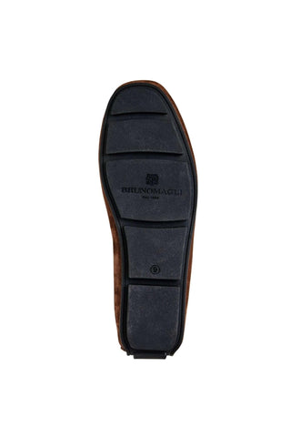 Bruno Magli Taranto Suede Moccasin Penny Driver-Dellamoda