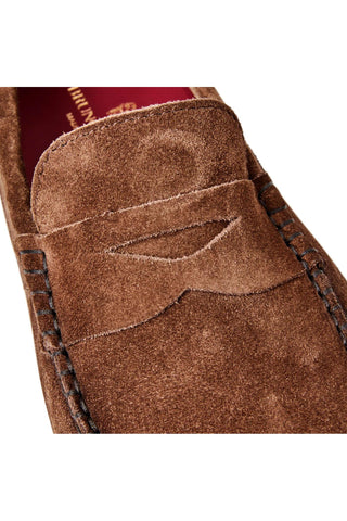 Bruno Magli Taranto Suede Moccasin Penny Driver-Dellamoda