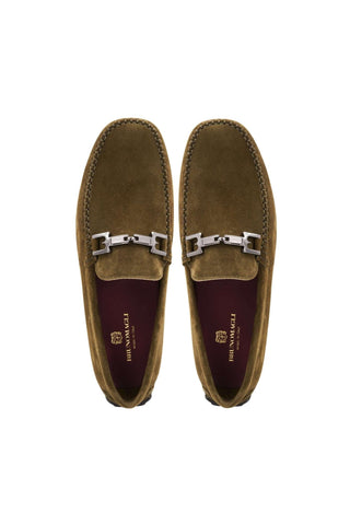 Bruno Magli Taso Horse-Bit Moccasin Driver-Dellamoda