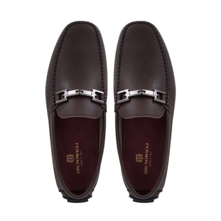 Bruno Magli Taso Leather Horse-Bit Moccasin Driver-AmbrogioShoes