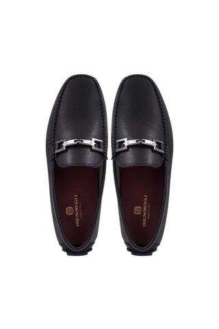 Bruno Magli Taso Leather Horse-Bit Moccasin Driver-AmbrogioShoes