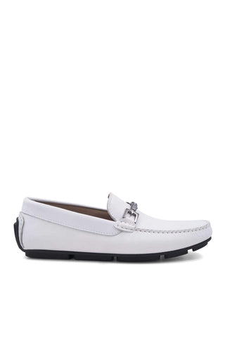 Bruno Magli Taso Leather Horse-Bit Moccasin Driver-Dellamoda