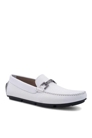 Bruno Magli Taso Leather Horse-Bit Moccasin Driver-Dellamoda