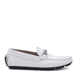 Bruno Magli Taso Men's Shoes Calf-Skin Leather Horse-Bit Moccasin Driver (BM1065)-AmbrogioShoes