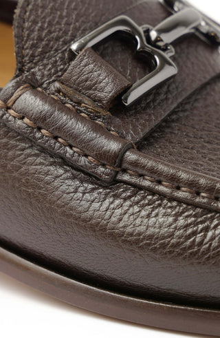 Bruno Magli Trieste Leather Horse-Bit Loafer-AmbrogioShoes