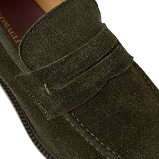 Bruno Magli Venezia Suede Slip-On Penny Loafer (BM1007)-AmbrogioShoes
