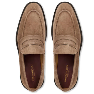 Bruno Magli Venezia Suede Slip-On Penny Loafer (BM1007)-AmbrogioShoes