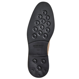 Bruno Magli Vespa Men's Shoes Suede Leather Slip-On Wing-Tip Chelsea Boot (BM1054)-AmbrogioShoes