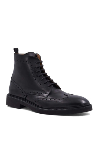 Bruno Magli Vincenzo Supple Calf-Skin Leather Wing-Tip Boot (BM1055)-AmbrogioShoes