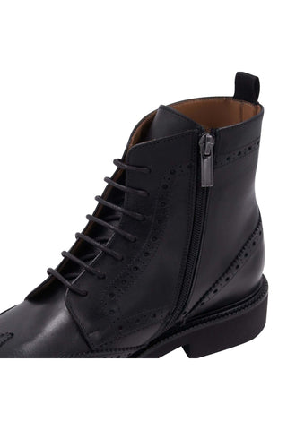 Bruno Magli Vincenzo Supple Calf-Skin Leather Wing-Tip Boot (BM1055)-AmbrogioShoes