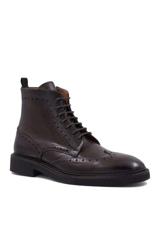 Bruno Magli Vincenzo Supple Leather Wing-Tip Boot (BM1055)-AmbrogioShoes