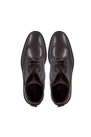 Bruno Magli Vincenzo Supple Leather Wing-Tip Boot (BM1055)-Dellamoda
