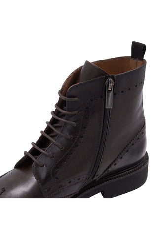 Bruno Magli Vincenzo Supple Leather Wing-Tip Boot (BM1055)-Dellamoda