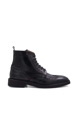 Bruno Magli Vincenzo Supple Calf-Skin Leather Wing-Tip Boot (BM1055)-AmbrogioShoes