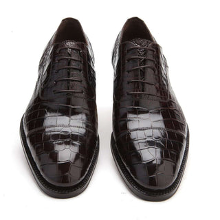 Caporicci 1102 Exotic Alligator Cap-Toe Oxfords (CAP1012)-AmbrogioShoes