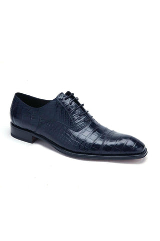 Caporicci 1114 Alligator Cap-Toe Oxford-Dellamoda