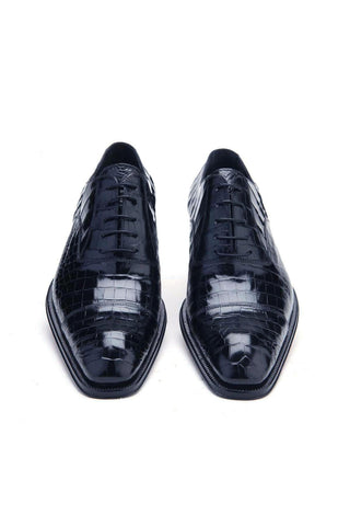 Caporicci 1114 Alligator Cap-Toe Oxford-Dellamoda