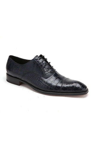 Caporicci 1114 Alligator Cap-Toe Oxford-Dellamoda