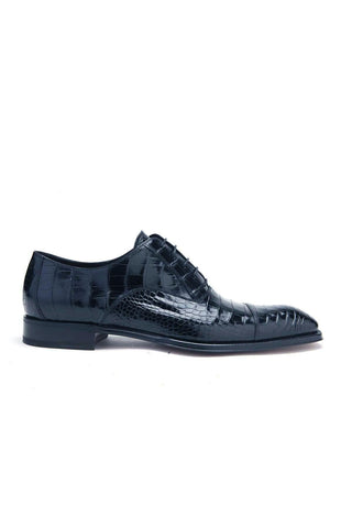 Caporicci 1114 Alligator Cap-Toe Oxford-Dellamoda