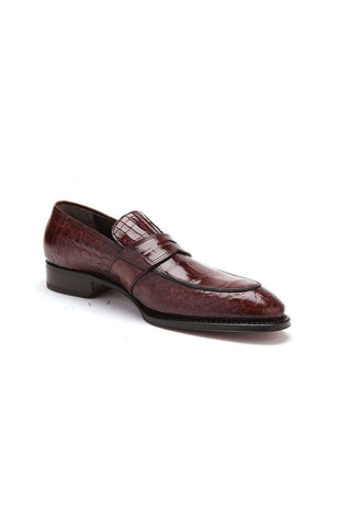 Caporicci 1208 Alligator Split-Toe Loafer